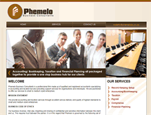 Tablet Screenshot of phemelobc.co.za